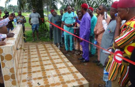 Cutting of tape by the representative of HRH of Umuapu
